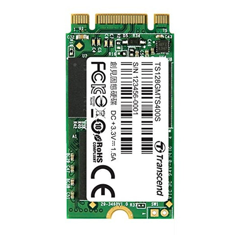 Твърд диск Transcend 128GB, M.2 2242 SSD 400S, SATA3 / MLC