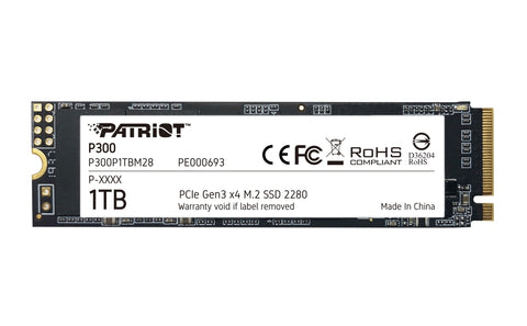 Твърд диск Patriot P300 1TB M.2 2280 PCIE