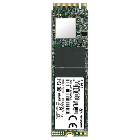 Твърд диск Transcend 512GB, M.2 2280 (TS512GMTE112S)