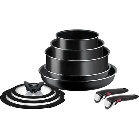 Комплект тигани и тенджери Tefal L1539053 Easy Cook & Clean 10pcs set