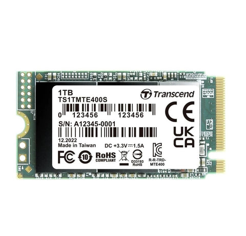 Твърд диск Transcend 1TB, M.2 2242 (TS1TMTE400S)