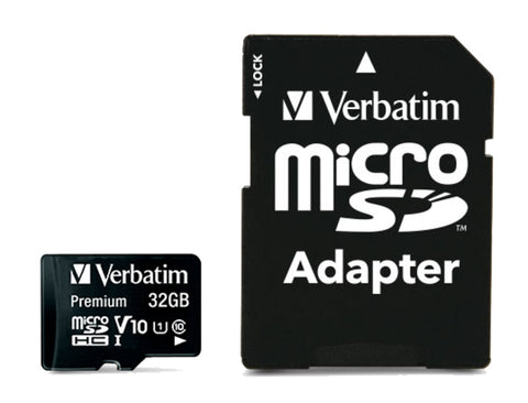 Памет Verbatim Premium micro SDHC 32GB Class 10