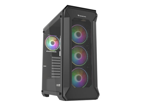 Кутия за компютър Genesis Gaming PC Case IRID 505 ARGB V2 Midi Tower Window