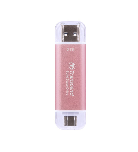 Твърд диск Transcend 2TB, USB External SSD (TS2TESD310P)