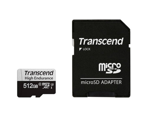 Памет Transcend 512GB micro SD w/ adapter UHS-I U3