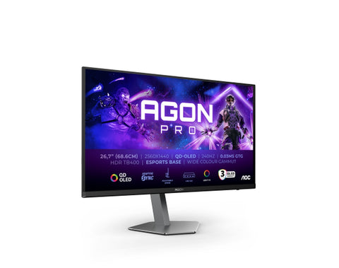 Монитор AOC AG276QZD2, 26.7" QD-OLED