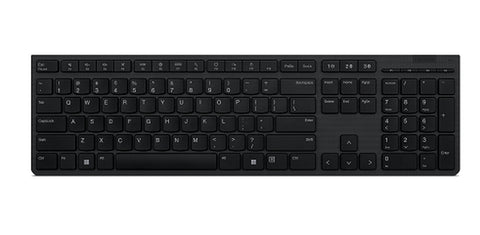 Клавиатура Lenovo Professional Wireless Rechargeable Keyboard AI, Bulgarian