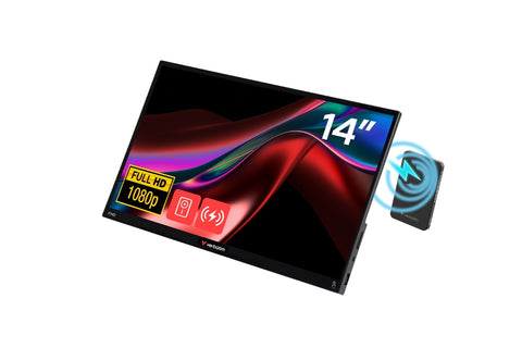 Монитор Verbatim Portable 14" FHD Touch Monitor LIGHT with Wireless Power Supply incl.