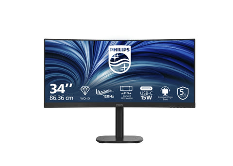 Монитор Philips 34B2N3500C, 34" Curved 1500R