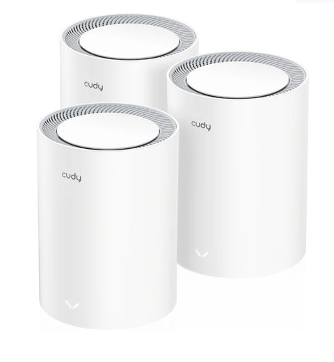 Рутер Cudy M3000 (3-Pack) AX3000 Wi-Fi 6 Mesh 2402Mbps at 5GHz + 574Mbps at 2.4GHz