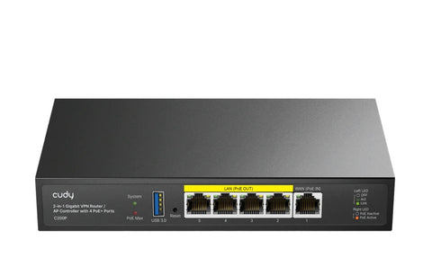 Рутер Cudy C200P 2-IN-1 AP Controller
