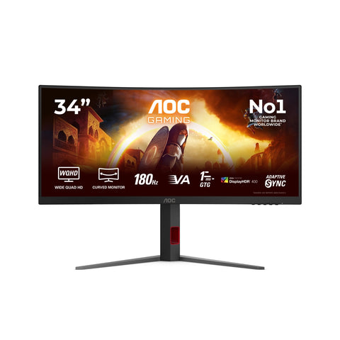 Монитор AOC CU34G4CA, 34" Curved 1500R