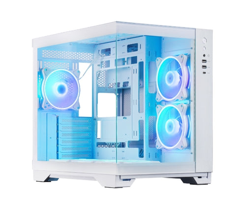 Кутия за компютър Chieftec Visio White + Chieftec Iceberg 240 RGB White + Chieftec Vega