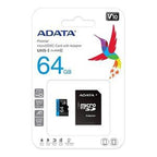 Памет ADATA 64GB MicroSDXC UHS-I CLASS 10 (with adapter) (AUSDX64GUICL10A1-RA1)