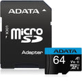 Памет ADATA 64GB MicroSDXC UHS-I CLASS 10 (with adapter) (AUSDX64GUICL10A1-RA1)