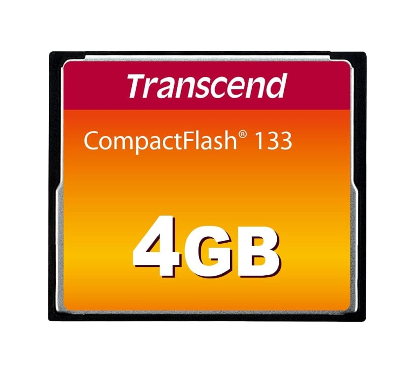 Памет Transcend 4GB, CF Card, MLC, 133X