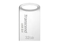 Памет Transcend 32GB JETFLASH 710, USB 3.1, Silver Plating