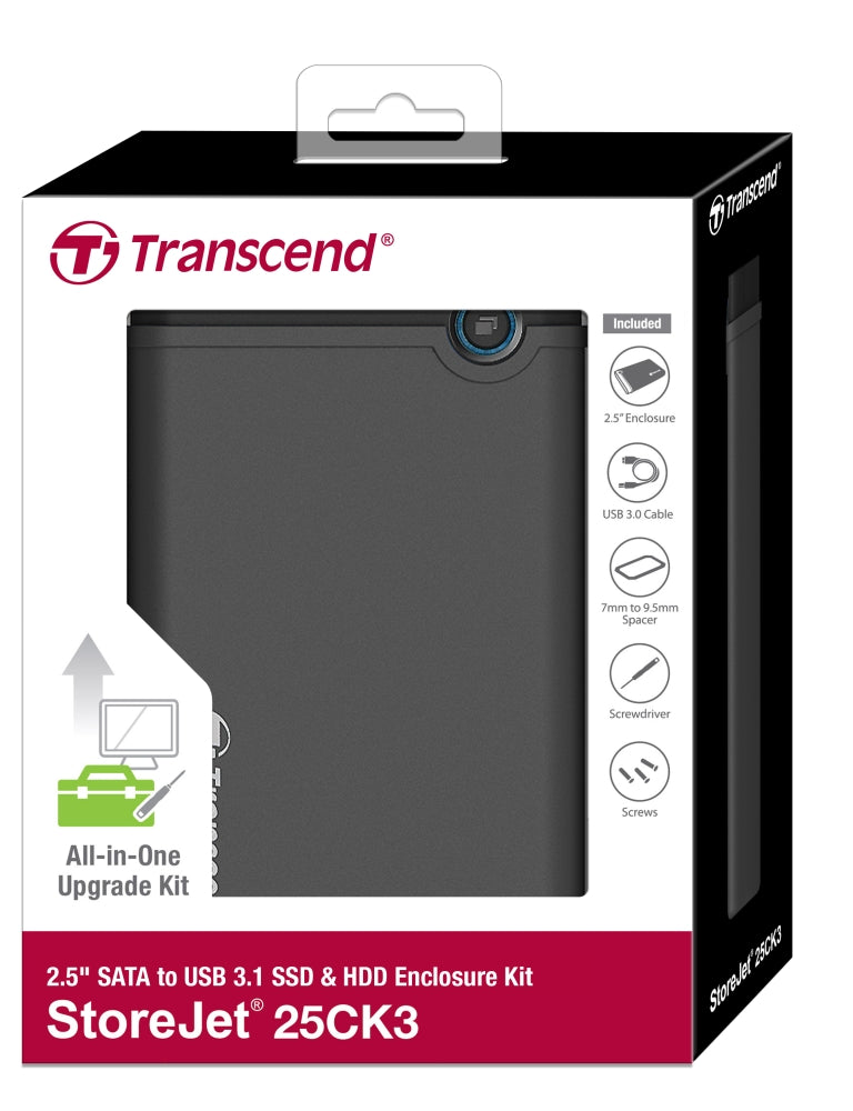 Кутия за твърд диск Transcend 0GB StoreJet 2.5" conversion kit