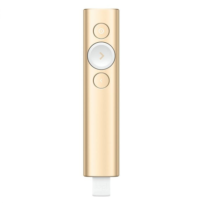 Безжичен презентер Logitech Spotlight Presentation Remote, Gold