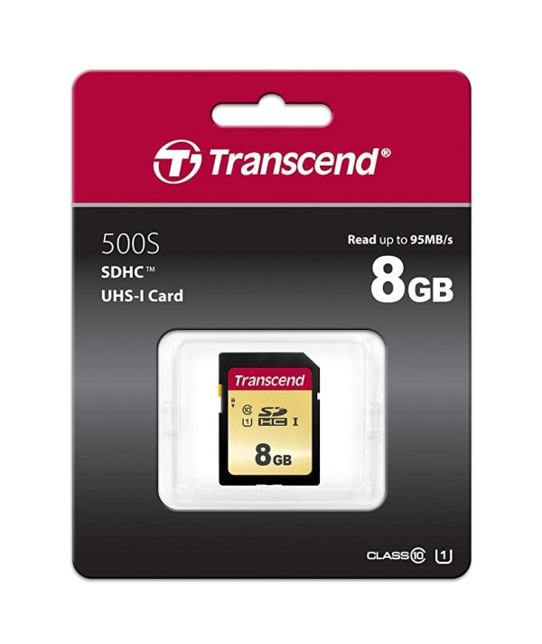 Памет Transcend 8GB SD Card UHS-I U1, MLC