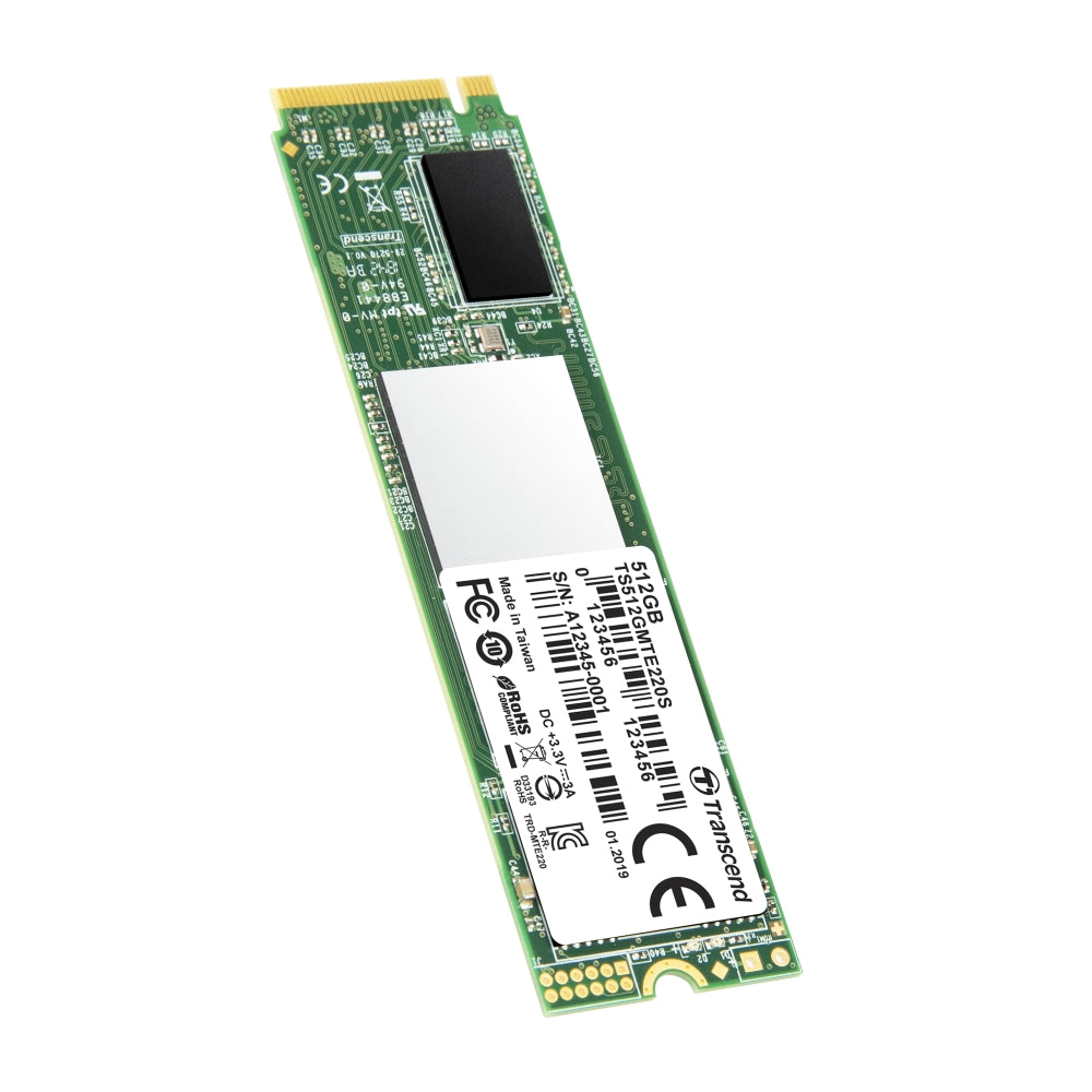 Твърд диск Transcend 512GB, M.2 2280 (TS512GMTE220S)