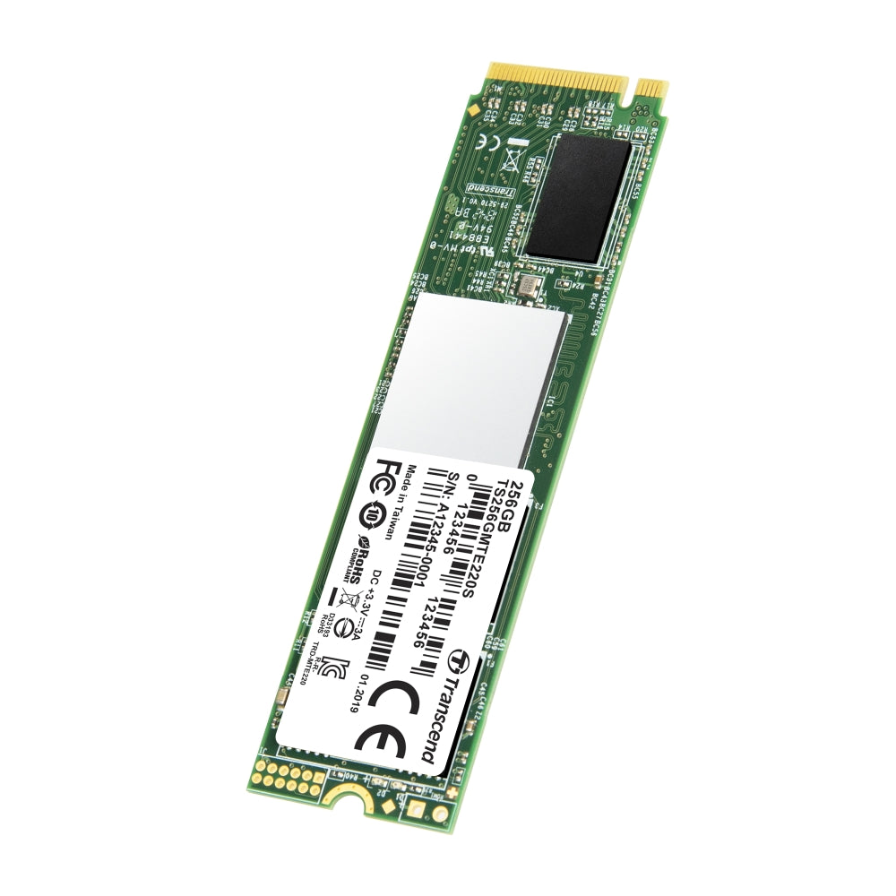 Твърд диск Transcend 256GB, M.2 2280 (TS256GMTE220S)