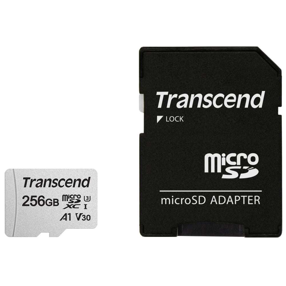 Памет Transcend 256GB microSD w/ adapter UHS-I U3 A1