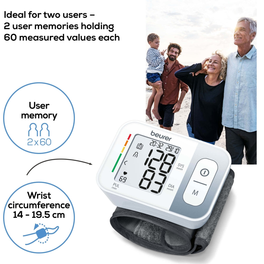 Апарат за кръвно налягане Beurer BC 28 Wrist blood pressure monitor