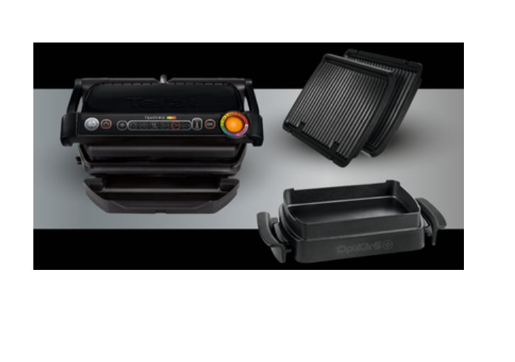 Барбекю Tefal GC714834, Optigrill+ Black Snacking