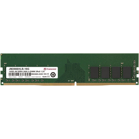 Памет Transcend 16GB JM DDR4 2666Mhz U-DIMM 2Rx8 1Gx8 CL19 1.2V