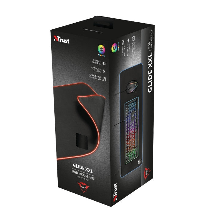 Подложка за мишка TRUST GXT 764 Glide-Flex XXL RGB Flexible Mouse Pad XXL