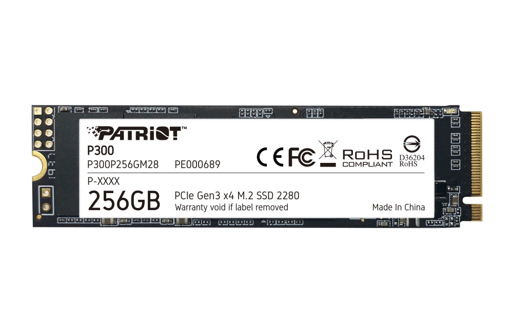 Твърд диск Patriot P300 256GB M.2 2280 PCIE