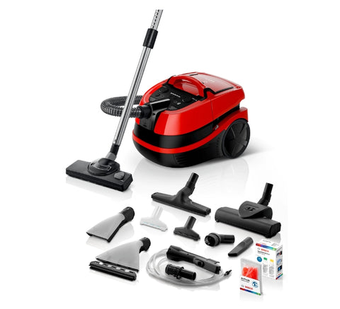 Перяща прахосмукачка Bosch BWD421PET, 3in1 vacuum cleaner for dry and wet cleaning