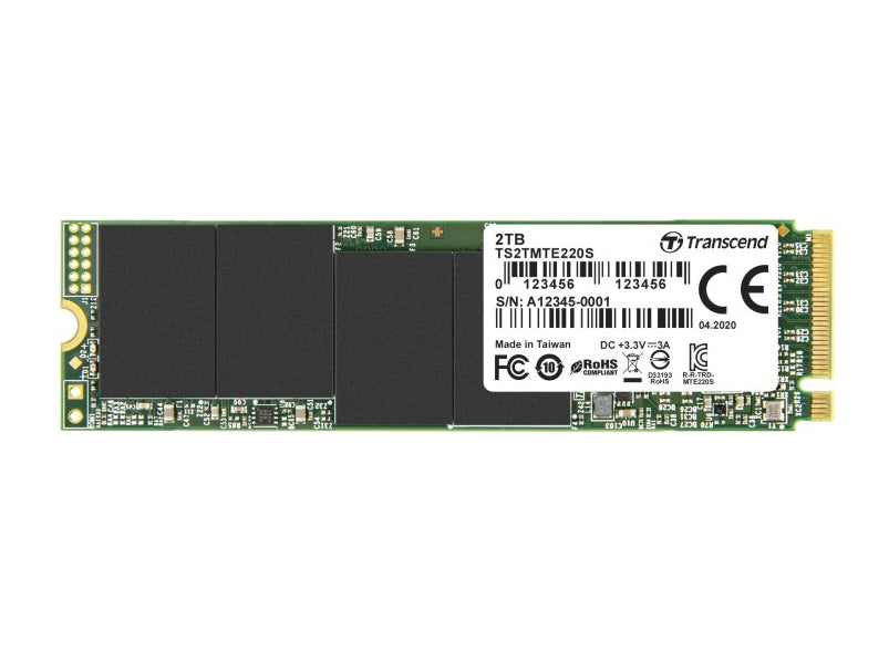 Твърд диск Transcend 2TB, M.2 2280 (TS2TMTE220S)