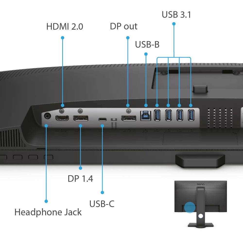 Монитор BenQ PD2705Q, 27" IPS LED