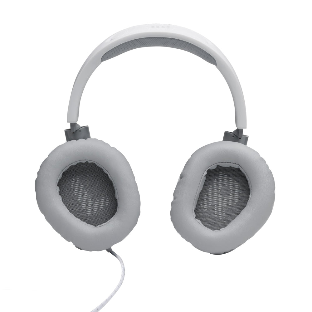 Слушалки JBL QUANTUM 100 WHT Wired over-ear gaming headset with a detachable mic
