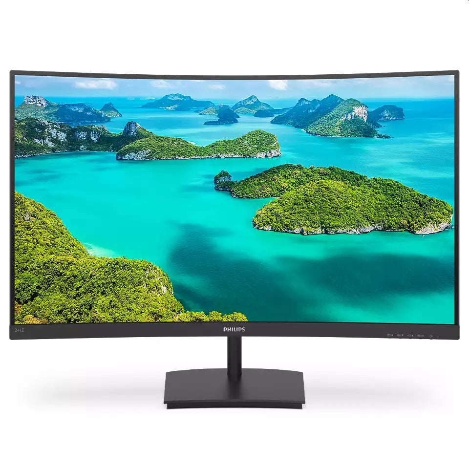 Монитор Philips 241E1SCA, 23.6" Curved 1500R VA WLED