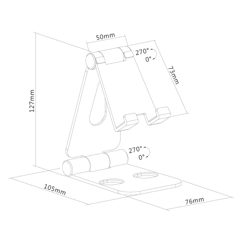 Стойка Neomounts Phone Desk Stand (suited for phones up to 7") (DS10-160SL1)