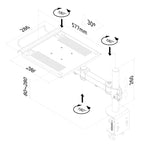 Стойка Neomounts Notebook Swivel Arm