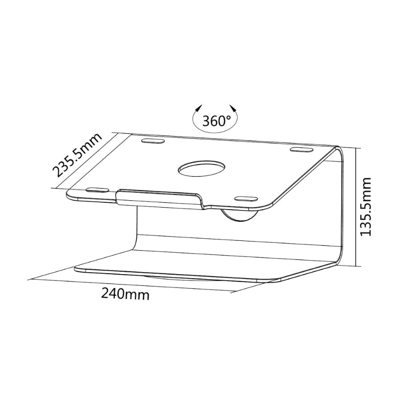 Стойка Neomounts Notebook Desk Stand (NSLS050)