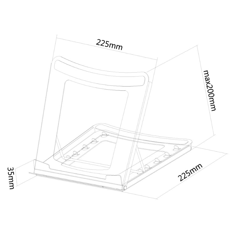 Стойка Neomounts Notebook Desk Stand (NSLS075BLACK)