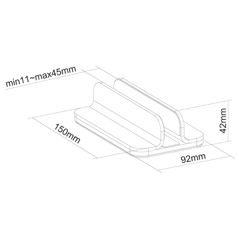 Стойка Neomounts Notebook Desk Stand (vertical)