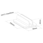 Стойка Neomounts Notebook Desk Stand (vertical)