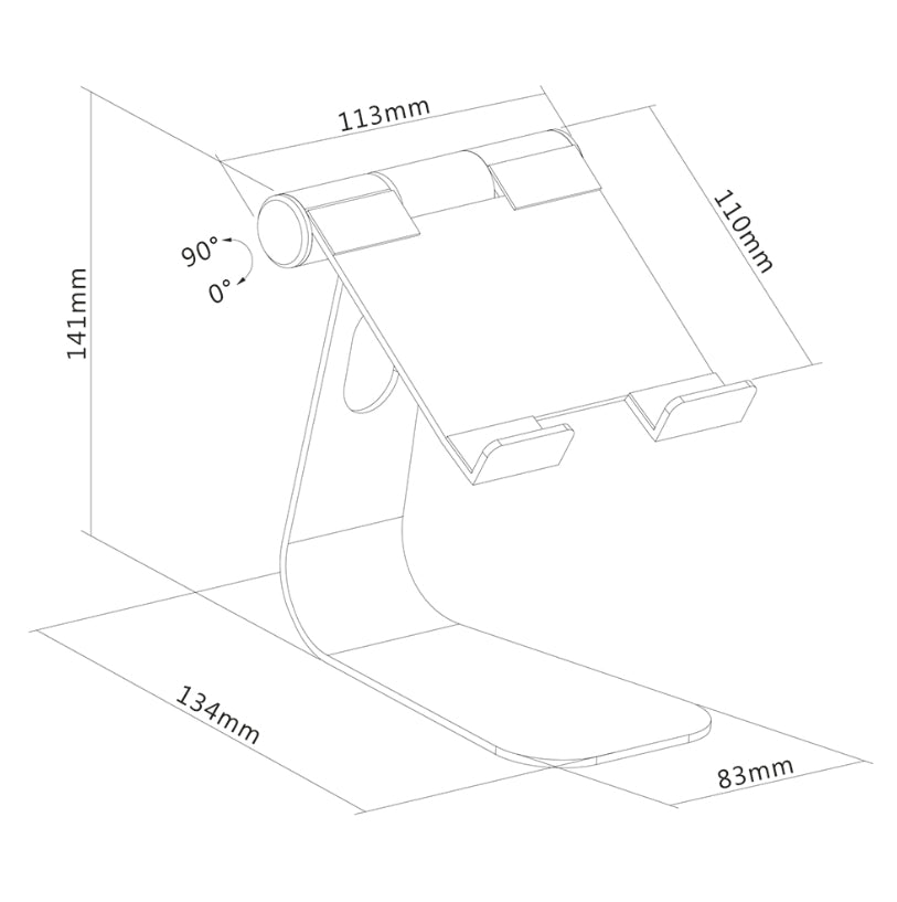 Стойка Neomounts Tablet Desk Stand