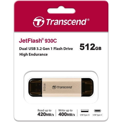 Памет Transcend 512GB, USB3.2 (TS512GJF930C)