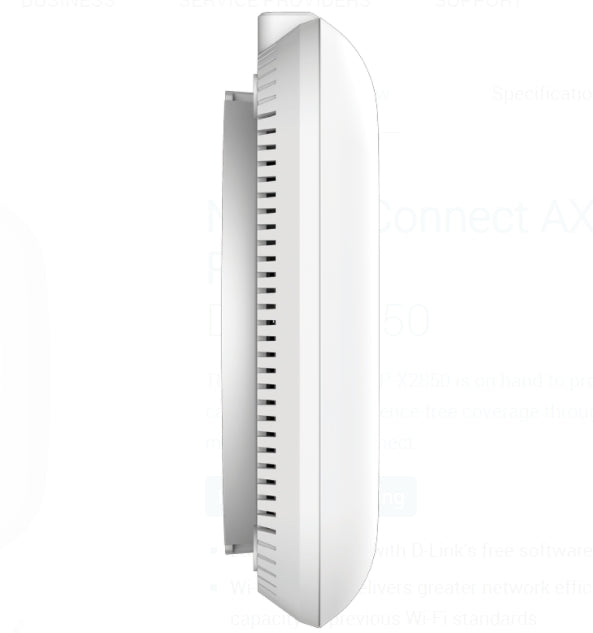 Аксес-пойнт D-Link AX3600 Wi-Fi 6 Dual-Band PoE Access Point