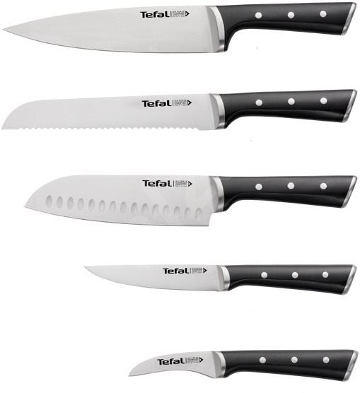 Комплект ножове Tefal K232S574, BLOCK+5 KNIVES ING ICE HARDENING TEFAL
