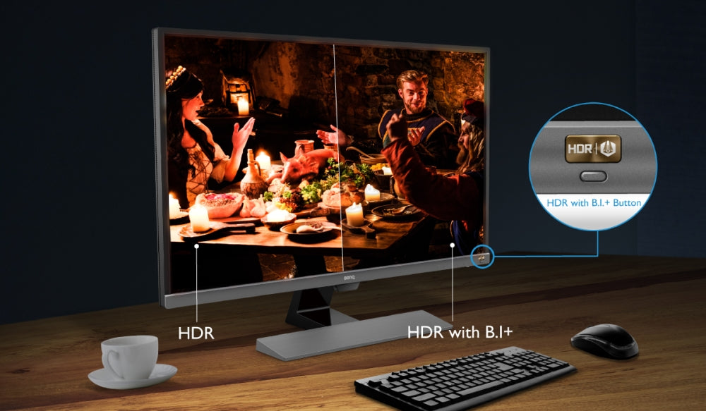 Монитор BenQ EL2870UE, 27.9" (9H.LGTLB.FPE)