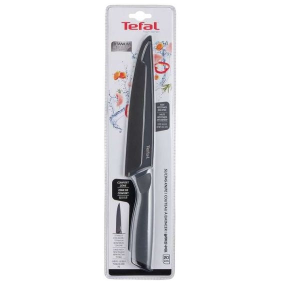 Нож Tefal K1221205, Fresh Kitchen Slicing knife + cover 20 cm