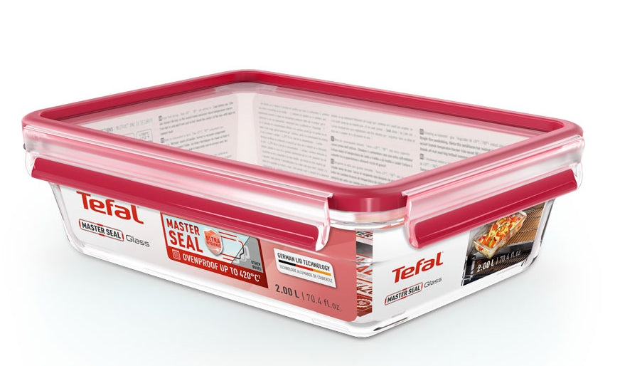 Кутия за съхранение Tefal N1041110, MSEAL GLASS NEW RE 2.0 L TEF1